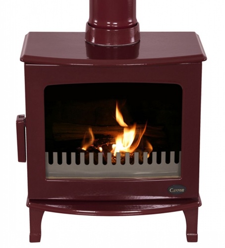 Carron Stoves - 5KW - Red Enamel